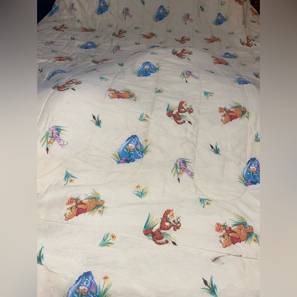 Vintage Disney Winnie the Pooh Comforter - Picture 3 of 8